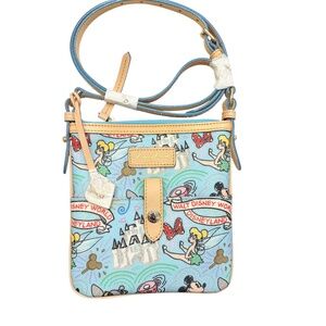 Dooney and bourke Disney blue sketch vintage crossbody bag NEW